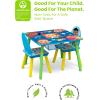 Delta Children Bluey Kids Table and Chair Set with Storage (2 Chairs Included) – Greenguard Gold Certified – Ideal for Arts & Crafts, Snack Time, Homeschooling, Homework & More, Blue(Cocomelon)