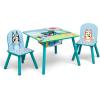 Delta Children Bluey Kids Table and Chair Set with Storage (2 Chairs Included) – Greenguard Gold Certified – Ideal for Arts & Crafts, Snack Time, Homeschooling, Homework & More, Blue(Bluey)