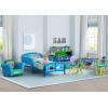Delta Children Plastic Toddler Bed, Bluey(Cocomelon)