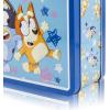 Fast Forward Bluey Lunch Box for Kids | Bluey Tin Lunchbag for Boys, Girls, Unisex | Tin Lunchbox Storage, Toddler Snack Box, Bookbag Accessory | Ages 3+(Bluey)