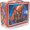 Fast Forward Bluey Lunch Box for Kids | Bluey Tin Lunchbag for Boys, Girls, Unisex | Tin Lunchbox Storage, Toddler Snack Box, Bookbag Accessory | Ages 3+(Spiderman)