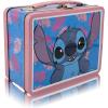 Fast Forward Bluey Lunch Box for Kids | Bluey Tin Lunchbag for Boys, Girls, Unisex | Tin Lunchbox Storage, Toddler Snack Box, Bookbag Accessory | Ages 3+(Stitch)