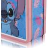 Fast Forward Bluey Lunch Box for Kids | Bluey Tin Lunchbag for Boys, Girls, Unisex | Tin Lunchbox Storage, Toddler Snack Box, Bookbag Accessory | Ages 3+(Stitch)