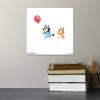Gallery Pops Bluey – Balloon Chase Wall Art, White Framed Version, 12″ x 12″ Gallery Pops Wall Art(Unframed Version)