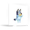 Gallery Pops Bluey – Bluey Waving Wall Art, White Framed Version, 12” x 12”(Unframed Version)