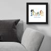 Gallery Pops Bluey – Dance Mode Wall Art, White Framed Version, 12″ x 12″ Gallery Pops Wall Art(Black Framed Version)