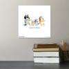 Gallery Pops Bluey – Dance Mode Wall Art, White Framed Version, 12″ x 12″ Gallery Pops Wall Art(Unframed Version)