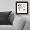 Gallery Pops Bluey – For Real Life Wall Art, White Framed Version, 12″ x 12″ Gallery Pops Wall Art(Black Framed Version)