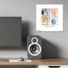 Gallery Pops Bluey – For Real Life Wall Art, White Framed Version, 12″ x 12″ Gallery Pops Wall Art(Unframed Version)