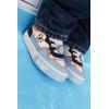 Ground Up Bluey and Bingo Court Low Top Sneakers(Blue/White)