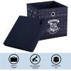 Idea Nuova Bluey Collapsible Fabric Storage Cube,10” Organizer Bin with Lid for Bedroom, Playroom, and Closet(Harry Potter)