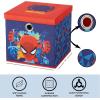 Idea Nuova Bluey Collapsible Fabric Storage Cube,10” Organizer Bin with Lid for Bedroom, Playroom, and Closet(Spiderman)