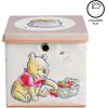 Idea Nuova Bluey Collapsible Fabric Storage Cube,10” Organizer Bin with Lid for Bedroom, Playroom, and Closet(Winnie The Pooh)