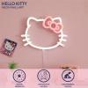 Idea Nuova Bluey Neon Figural LED Hanging Wall Art,Bedroom/Kids Room Wall Décor,5.5″x8″(Hello Kitty)