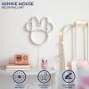 Idea Nuova Bluey Neon Figural LED Hanging Wall Art,Bedroom/Kids Room Wall Décor,5.5″x8″(Minnie Mouse)