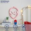 Idea Nuova Bluey Neon Figural LED Hanging Wall Art,Bedroom/Kids Room Wall Décor,5.5″x8″(Spiderman)