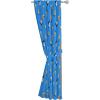 Jay Franco Window Curtains for Kids Bedroom 4-Piece Drape Set with 2 Tiebacks, Grey – Bluey, 42″ W x 84″ L (Pack of 2)(Blue – Mickey Mouse)