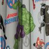 Jay Franco Window Curtains for Kids Bedroom 4-Piece Drape Set with 2 Tiebacks, Grey – Bluey, 42″ W x 84″ L (Pack of 2)(Grey – Avengers)