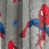 Jay Franco Window Curtains for Kids Bedroom 4-Piece Drape Set with 2 Tiebacks, Grey – Bluey, 42″ W x 84″ L (Pack of 2)(Grey – Spiderman)