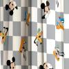 Jay Franco Window Curtains for Kids Bedroom 4-Piece Drape Set with 2 Tiebacks, Grey – Bluey, 42″ W x 84″ L (Pack of 2)(Multi – Mickey Mouse)