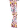 Jay Franco Window Curtains for Kids Bedroom 4-Piece Drape Set with 2 Tiebacks, Grey – Bluey, 42″ W x 84″ L (Pack of 2)(Pink – Disney Princess)