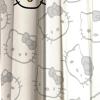 Jay Franco Window Curtains for Kids Bedroom 4-Piece Drape Set with 2 Tiebacks, Grey – Bluey, 42″ W x 84″ L (Pack of 2)(White – Hello Kitty)