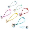 LUV HER Bluey Elastic Hair Ties for Girls – Multicolored, Durable Elastic – Pack of 6 – Ideal Hair Accessories for Ponytails & Buns, Ages 3+(Bluey Blue Yellow Green Red Pink)