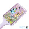 LUV HER Licenced Bluey Kids’ Detangling Confetti Hair Brush – Fun Design with Bluey & Bingo – Gentle on Wet & Dry Hair – Ideal for Kids Ages 3+ – Makes Hair Care Enjoyable and Simple(Bluey Purple)