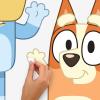 RoomMates Bluey Peel and Stick Giant Wall Decals, RMK5458GM(Bluey & Bingo)