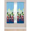 Sunny Side Up Window Curtains for Kids Bedroom 4-Piece Drape Set with 2 Tiebacks, Teal – Bluey, 42″ W x 84″ L (Pack of 2)(Blue – Spidey & His Amazing Friends)