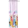 Sunny Side Up Window Curtains for Kids Bedroom 4-Piece Drape Set with 2 Tiebacks, Teal – Bluey, 42″ W x 84″ L (Pack of 2)(Pink – Disney Princess)