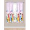 Sunny Side Up Window Curtains for Kids Bedroom 4-Piece Drape Set with 2 Tiebacks, Teal – Bluey, 42″ W x 84″ L (Pack of 2)(Pink – Disney Princess)