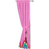 Sunny Side Up Window Curtains for Kids Bedroom 4-Piece Drape Set with 2 Tiebacks, Teal – Bluey, 42″ W x 84″ L (Pack of 2)(Pink – Minnie Mouse)