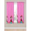 Sunny Side Up Window Curtains for Kids Bedroom 4-Piece Drape Set with 2 Tiebacks, Teal – Bluey, 42″ W x 84″ L (Pack of 2)(Pink – Minnie Mouse)