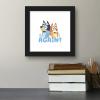 Trends International Gallery Pops Bluey – Again! Wall Art Wall Poster, 12.00″ x 12.00″, White Frame Version(Black Frame Version)
