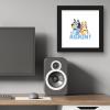 Trends International Gallery Pops Bluey – Again! Wall Art Wall Poster, 12.00″ x 12.00″, White Frame Version(Black Frame Version)