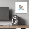 Trends International Gallery Pops Bluey – Again! Wall Art Wall Poster, 12.00″ x 12.00″, White Frame Version(Unframed Version)
