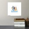 Trends International Gallery Pops Bluey – Again! Wall Art Wall Poster, 12.00″ x 12.00″, White Frame Version(Unframed Version)