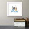 Trends International Gallery Pops Bluey – Again! Wall Art Wall Poster, 12.00″ x 12.00″, White Frame Version(White Frame Version)