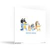 Trends International Gallery Pops Bluey – Family Life Wall Art Bundle (4-Pack) Gallery Pops Wall Art, White Framed Version(Black Framed Version)