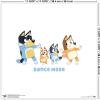 Trends International Gallery Pops Bluey – Family Life Wall Art Bundle (4-Pack) Gallery Pops Wall Art, White Framed Version(Unframed Version)
