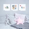 Trends International Gallery Pops Bluey – For Real Life Wall Art Bundle (3-Pack) Gallery Pops Wall Art, White Framed Version(Unframed Version)