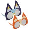 BLUEY Costume Sunglasses | Bluey, Bingo, Bandit, Chilli or Chattermax Costume Accessory | Child and Adult Size(Bluey/Bingo 2 Pack)