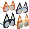 BLUEY Costume Sunglasses | Bluey, Bingo, Bandit, Chilli or Chattermax Costume Accessory | Child and Adult Size(Family 4 Pack)