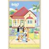 Bluey – Family Wall Poster, 19L” x 13W”, Premium Unframed Version(Blonde Framed Version)