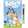 Bluey – Hug Wall Poster, 22.4L” x 14.7W”, Barnwood Framed Version(Premium Poster & Clip Bundle)