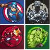Bluey Canvas Wall Art – 4-Piece Set for Kids’ Room Décor, Each Print 12″x12″, Colorful and Fun Artwork for Bedroom, Nursery, or Playroom(Avengers)