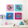 Bluey Canvas Wall Art – 4-Piece Set for Kids’ Room Décor, Each Print 12″x12″, Colorful and Fun Artwork for Bedroom, Nursery, or Playroom(LOL Surprise / Sweet Things)