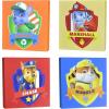 Bluey Canvas Wall Art – 4-Piece Set for Kids’ Room Décor, Each Print 12″x12″, Colorful and Fun Artwork for Bedroom, Nursery, or Playroom(Paw Patrol)