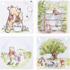 Bluey Canvas Wall Art – 4-Piece Set for Kids’ Room Décor, Each Print 12″x12″, Colorful and Fun Artwork for Bedroom, Nursery, or Playroom(Winnie The Pooh)